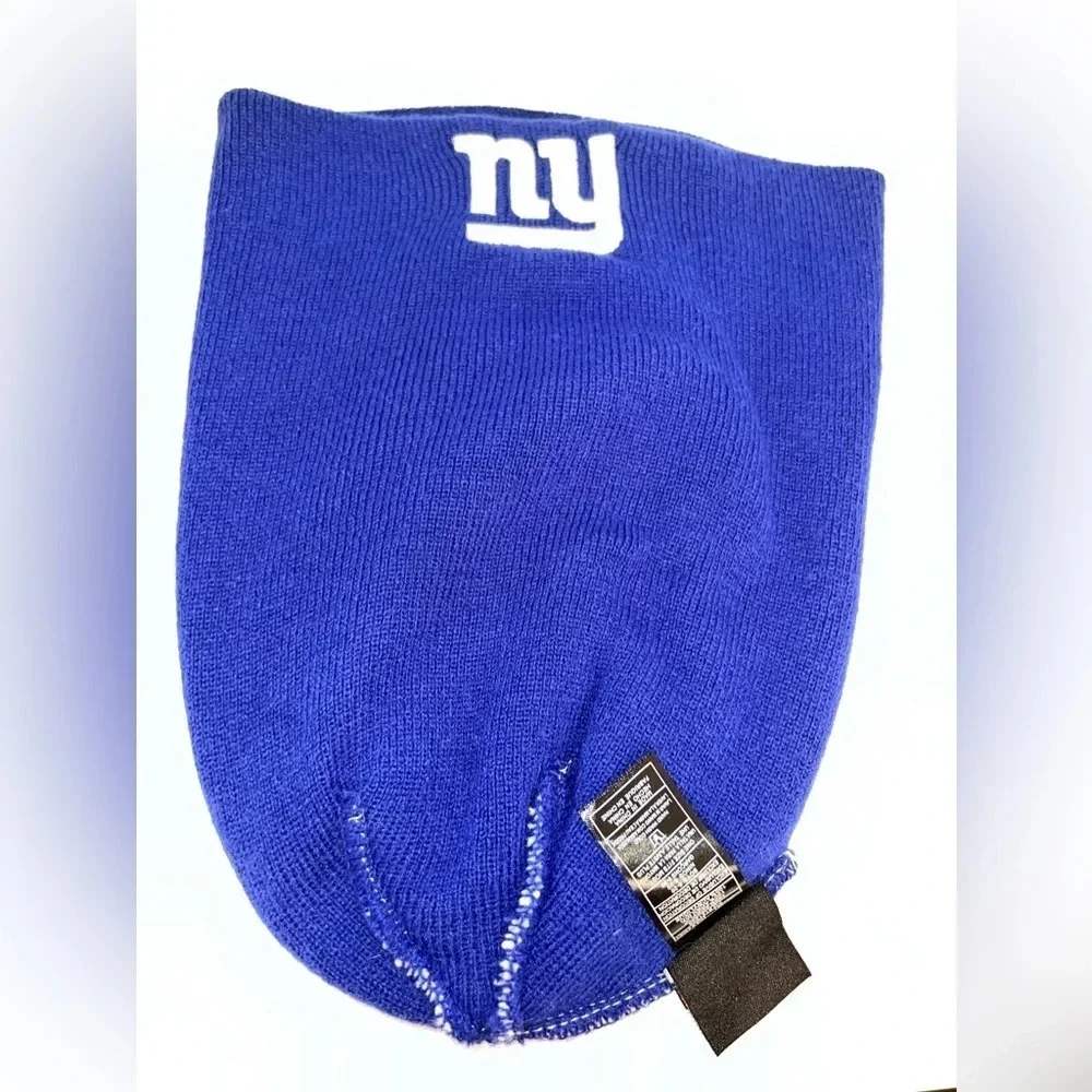 NFL, New‎ York, giants, cream, Royal blue, boys, beanie 8-20. 100% acrylic